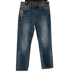 American‎ Eagle Mens Jeans 29x30 Measures 30x29 Relaxed Straight Medium Wash